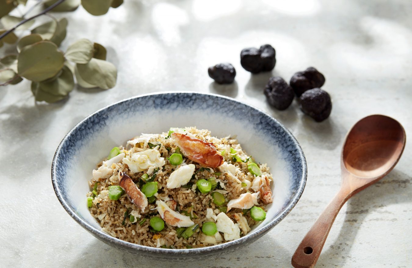 Signature Crabmeat Fried Rice With Egg White And Black Truffle