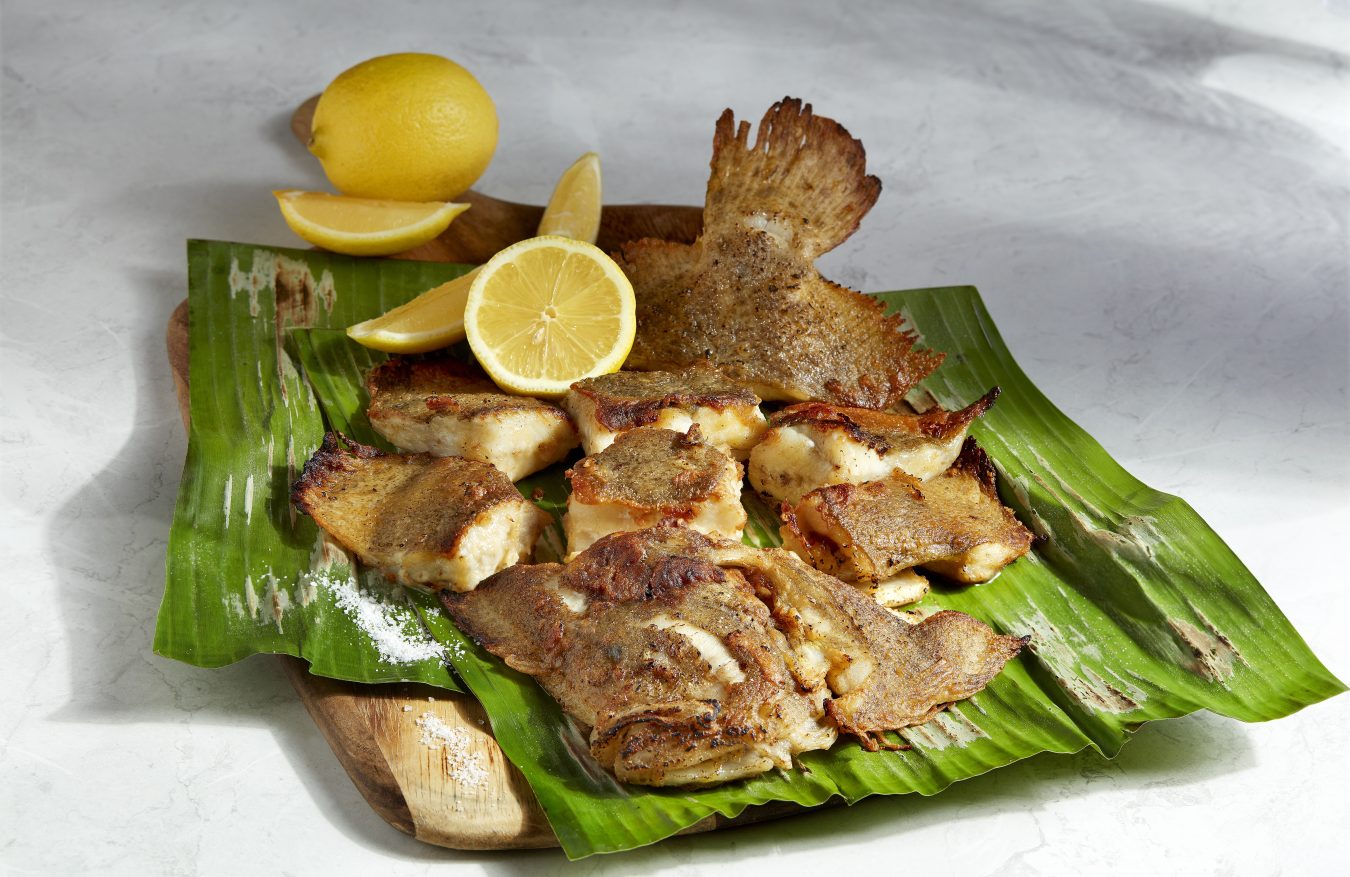 Turbot Fish Baked With Sea Salt